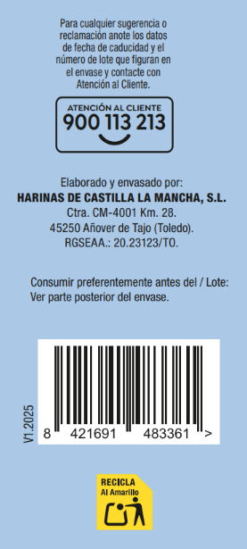 Cereales rellenos de leche Alipende 500g
