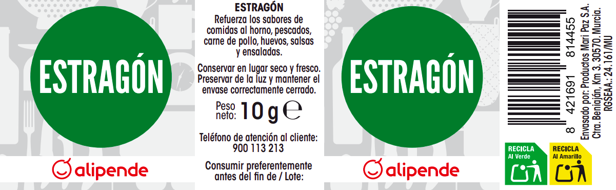 Estragón Alipende 10g