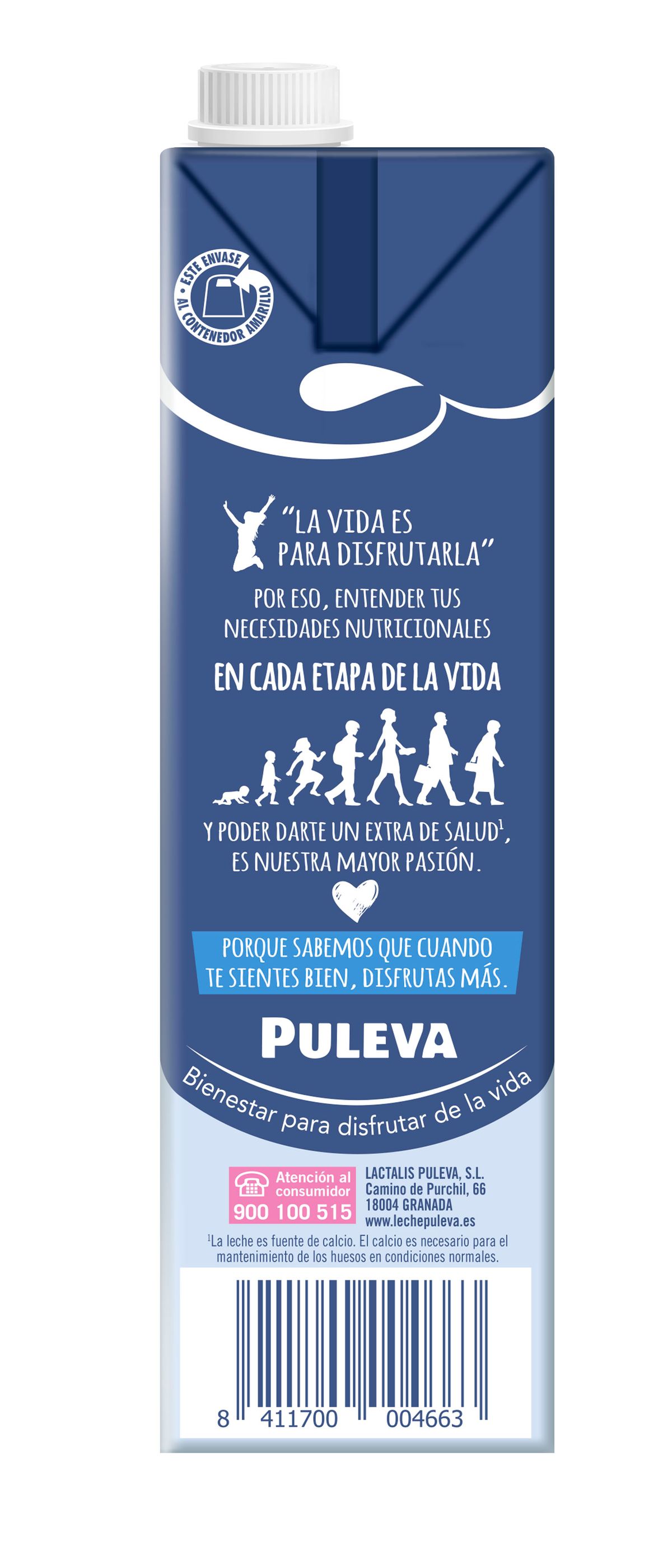 Leche Puleva calcio 1l entera