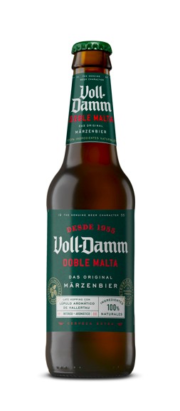 Cerveza rubia Voll Damm botella 33cl