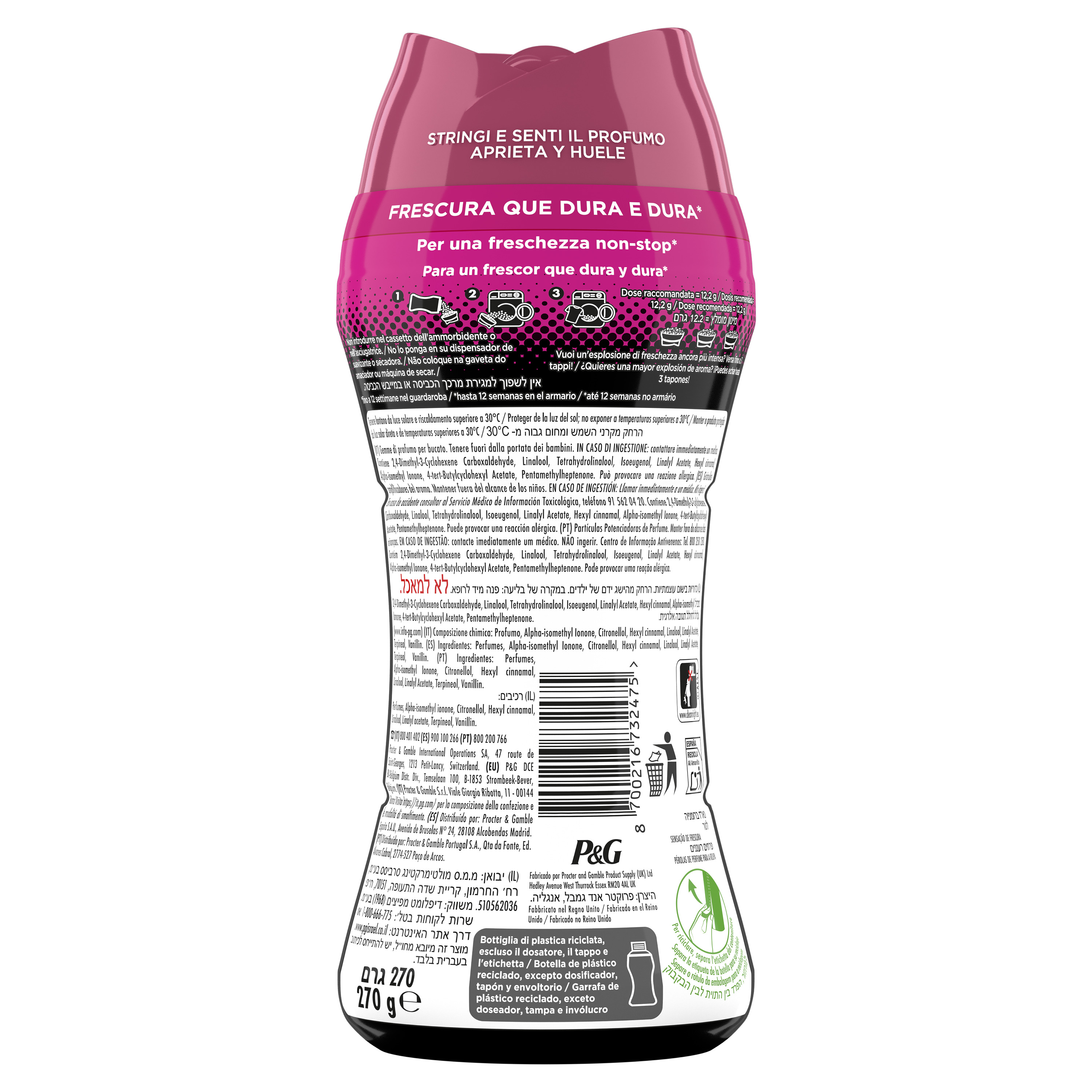 Perlas perfumadas ropa unstoppables 270 gr Sensaciones