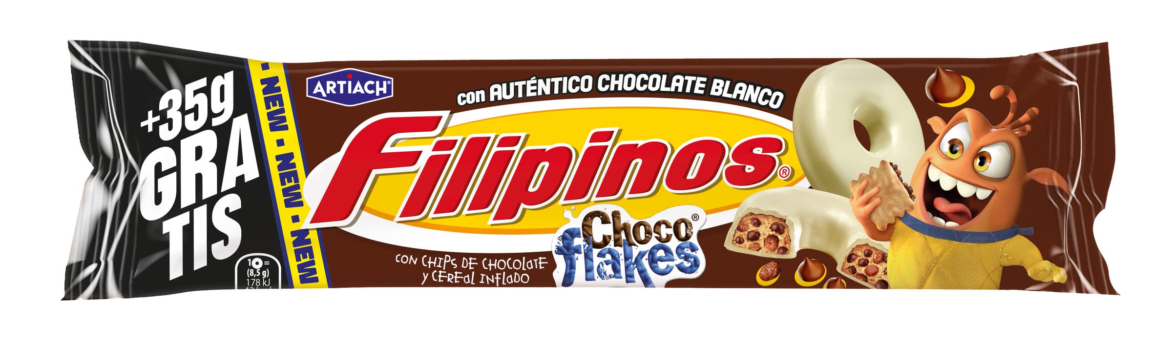 Galleta de Filipinos y Choco Flakes 83+35g