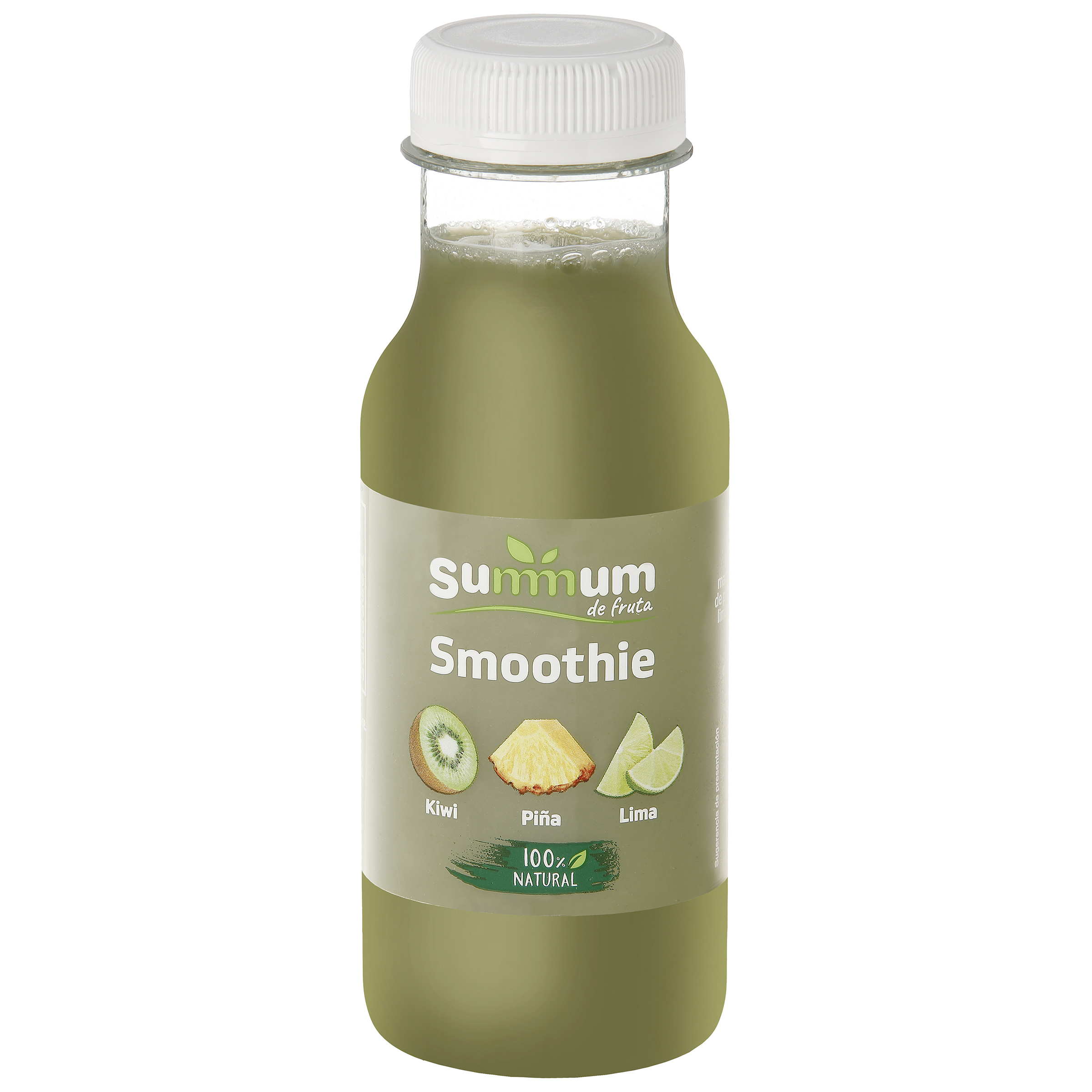 Smoothie con sabor a kiwi piña lima Summum 250ml