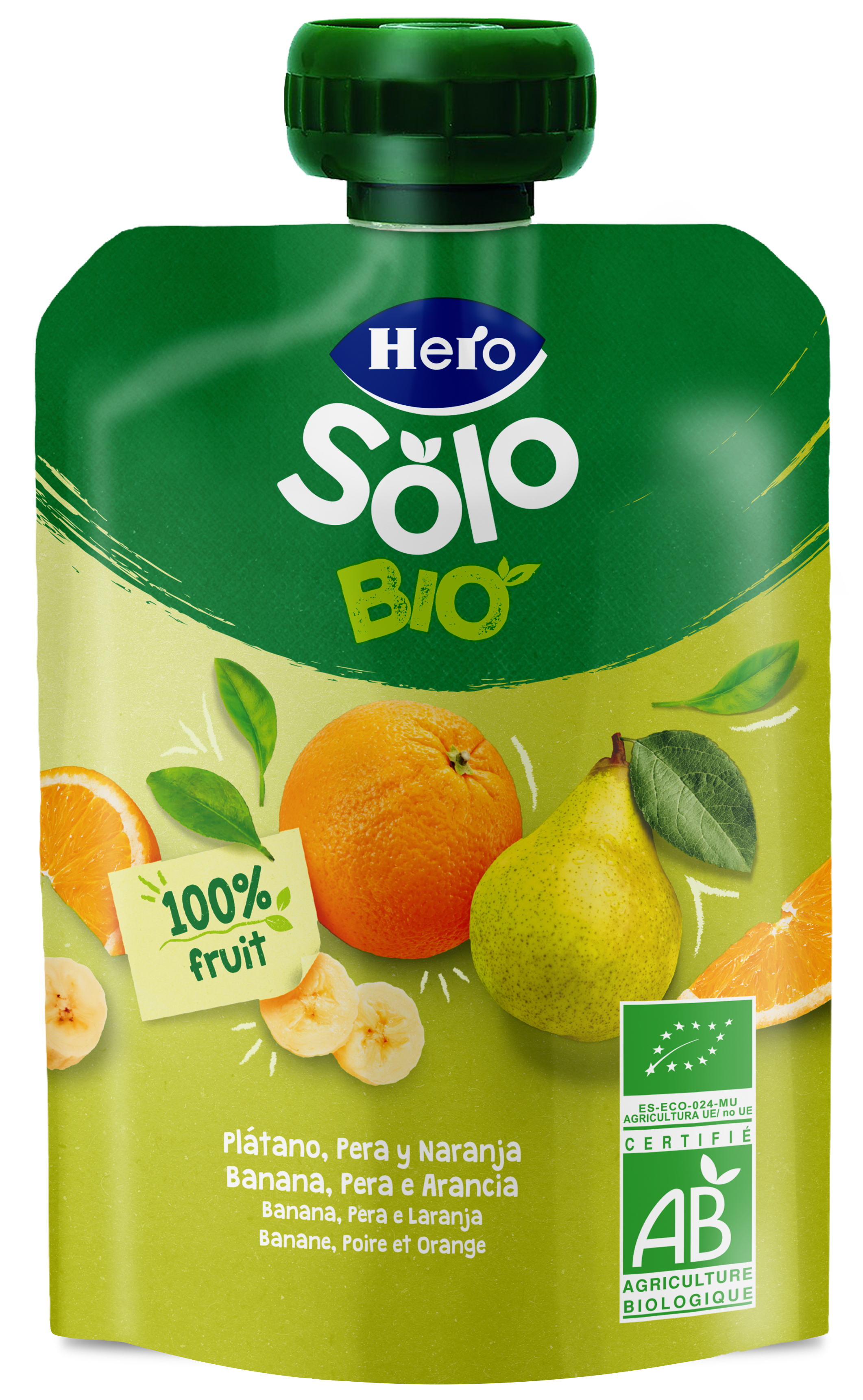 Pouch Hero solo eco frutas desde 4meses 100g