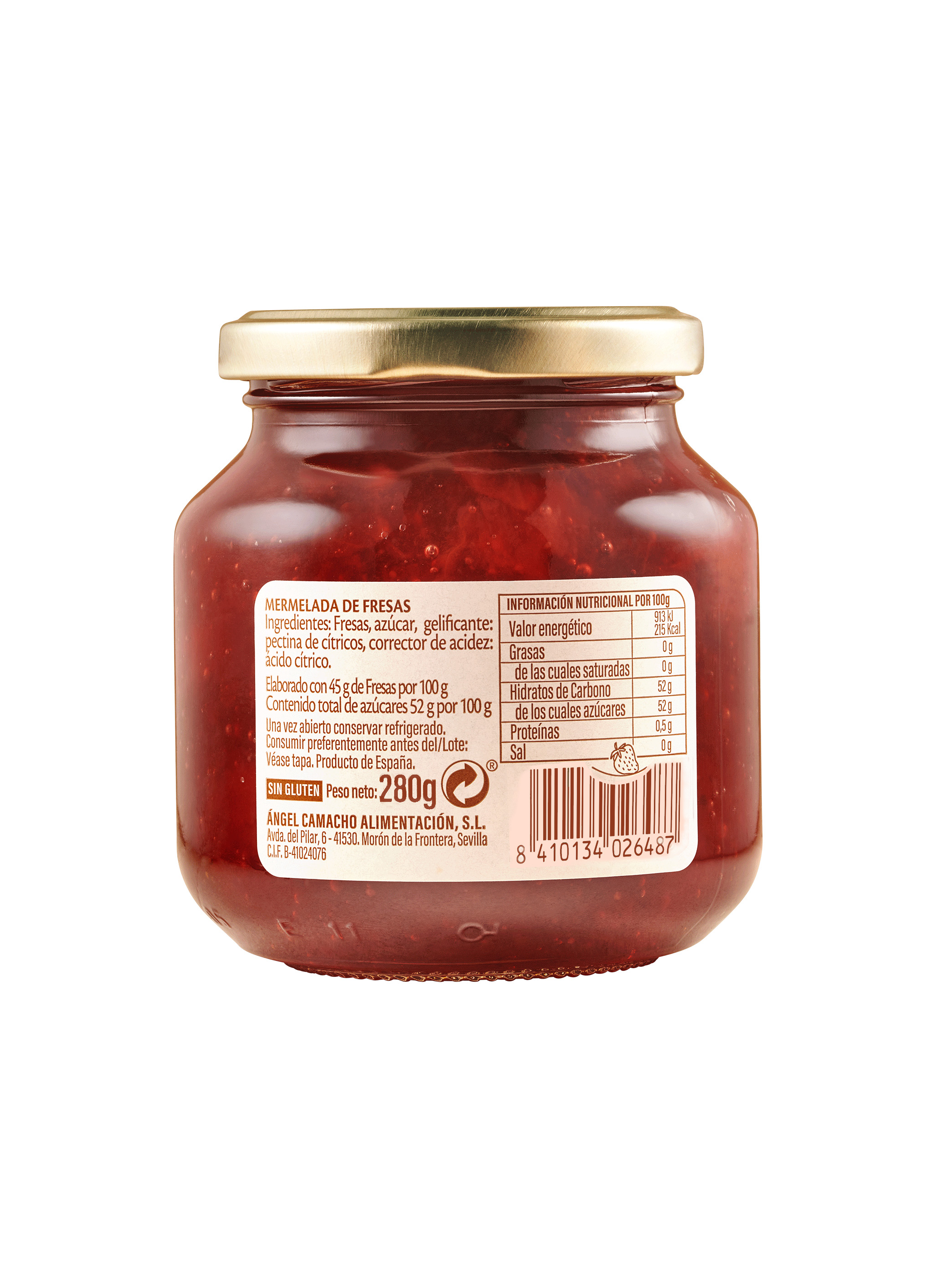 Mermelada de fresa La Vieja Fábrica 280g
