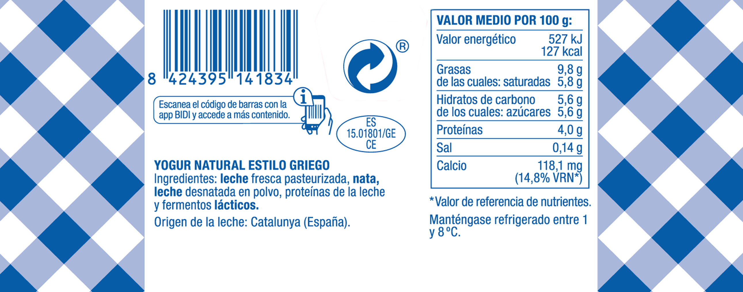 Yogur estilo griego Fageda pack 4
