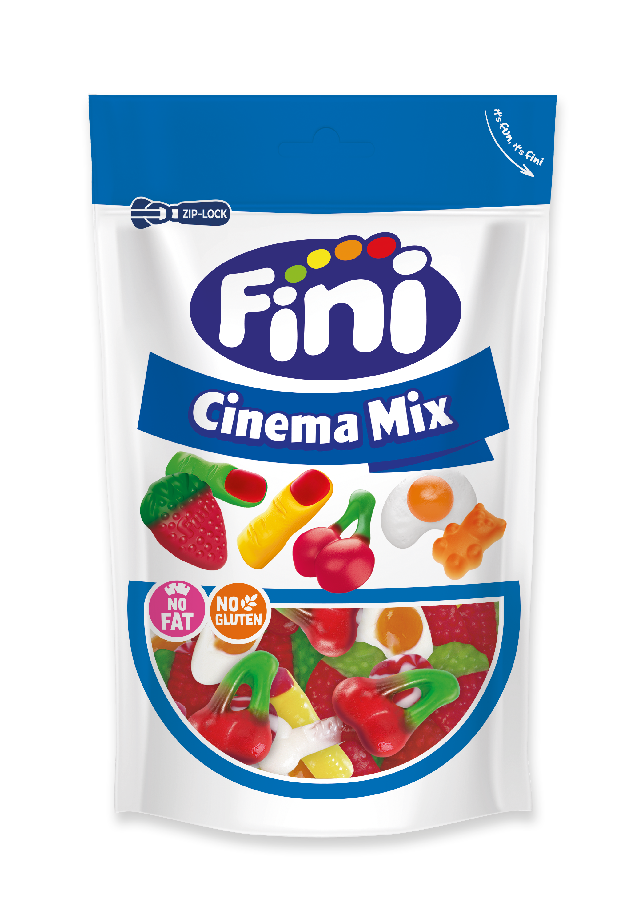 Golosinas sin gluten Fini 180g cinema mix brillo