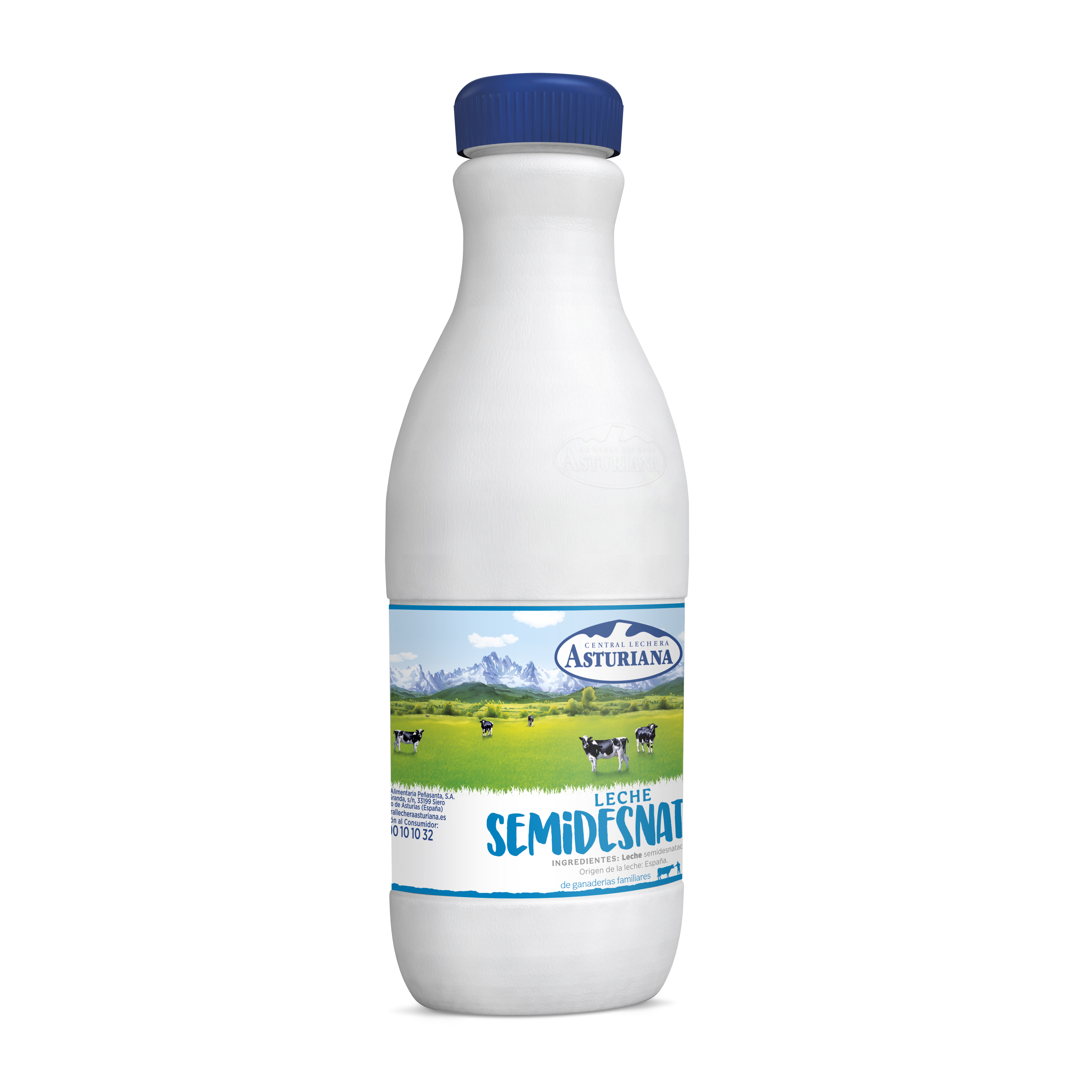 Leche Asturiana 1,5l semidesnatada