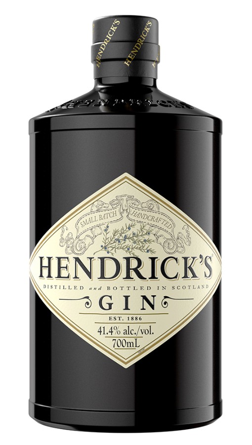 Ginebra Hendricks origen escocia con copa Hendricks 70cl