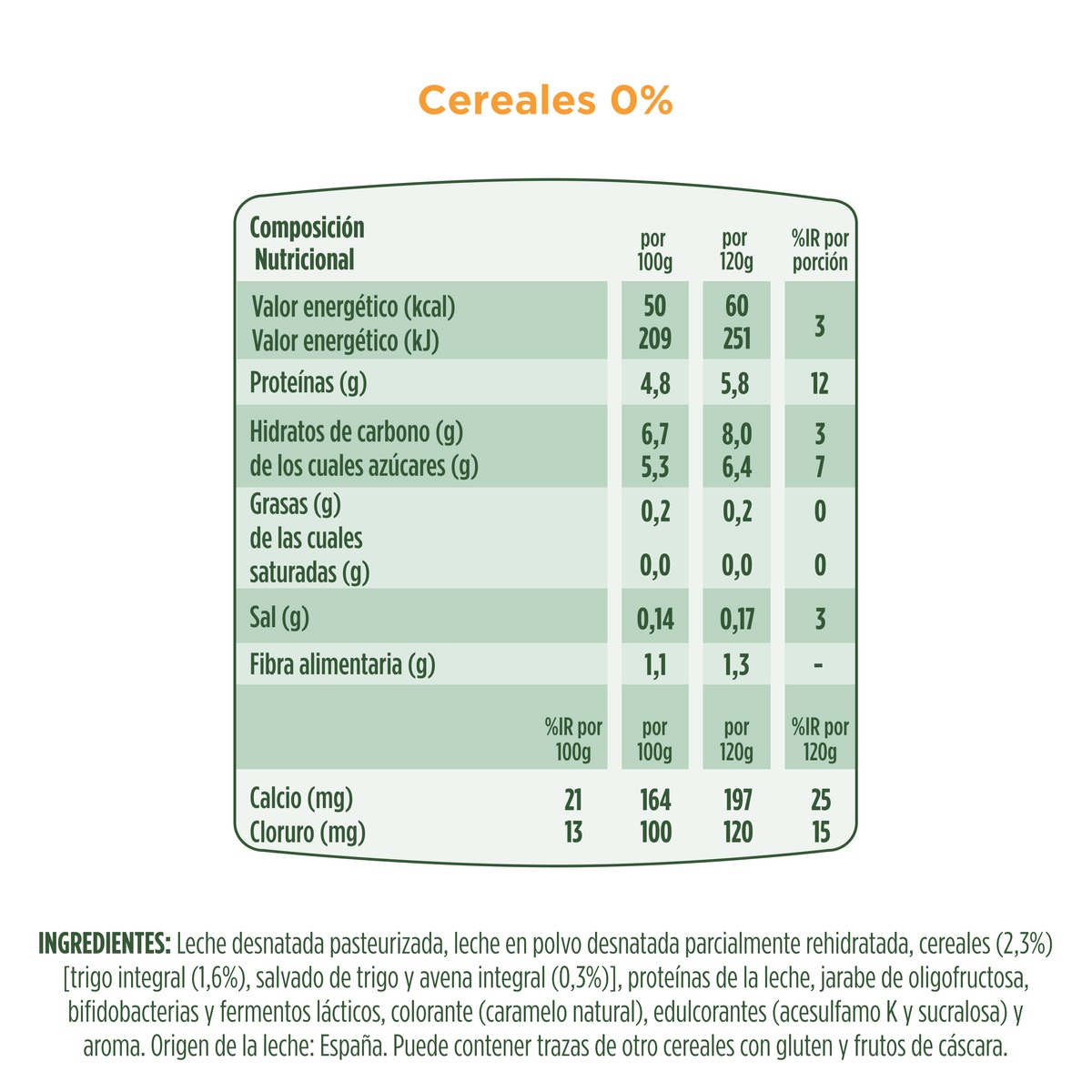 Bífidus Activia fibra desnatado 0% materia grasa pack 4 cereales