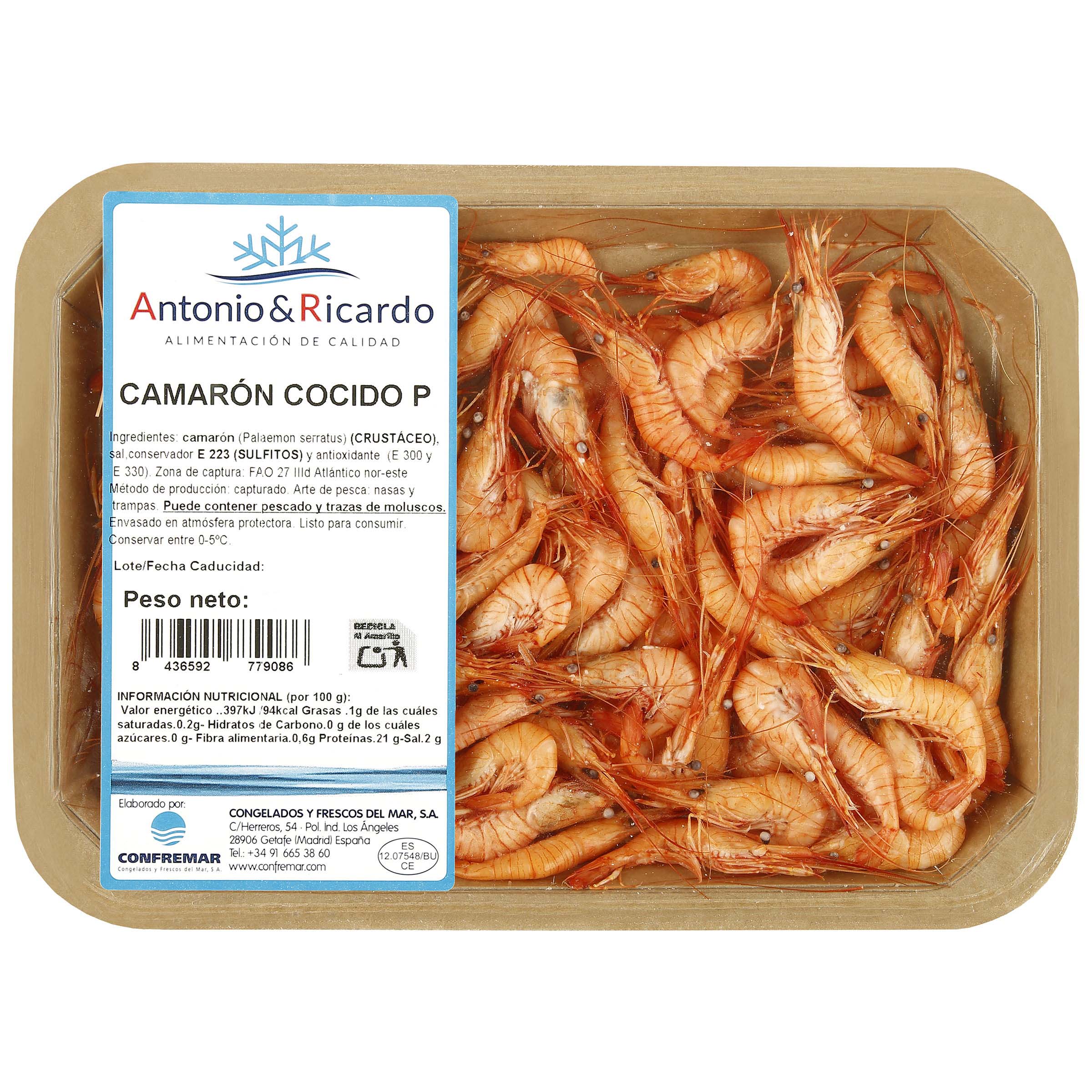 Camarón cocido 200g