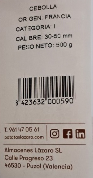 Cebolla francesa 500g