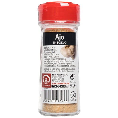 Ajo Carmencita 60g en polvo