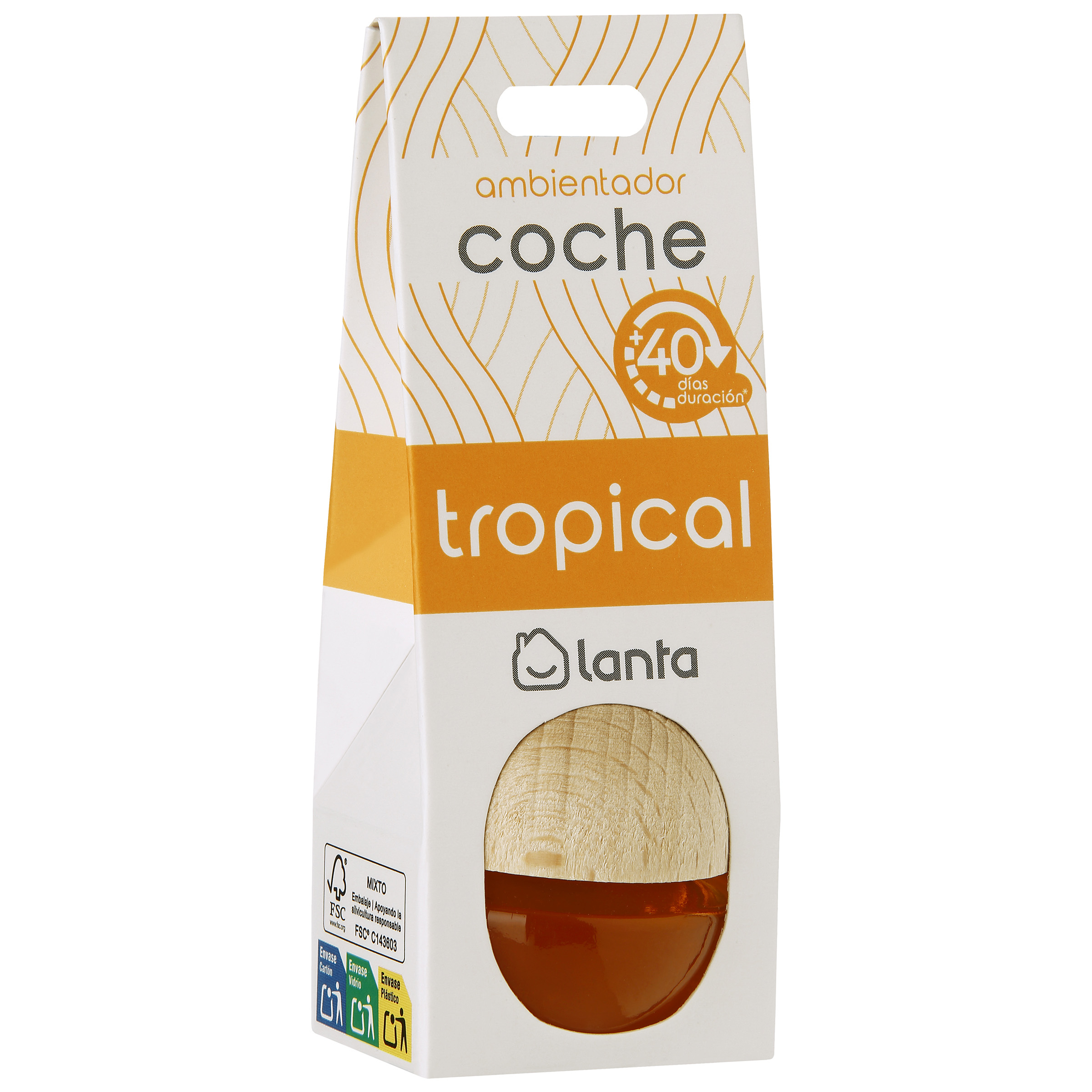 Ambientador coche Lanta 6 ml tropical