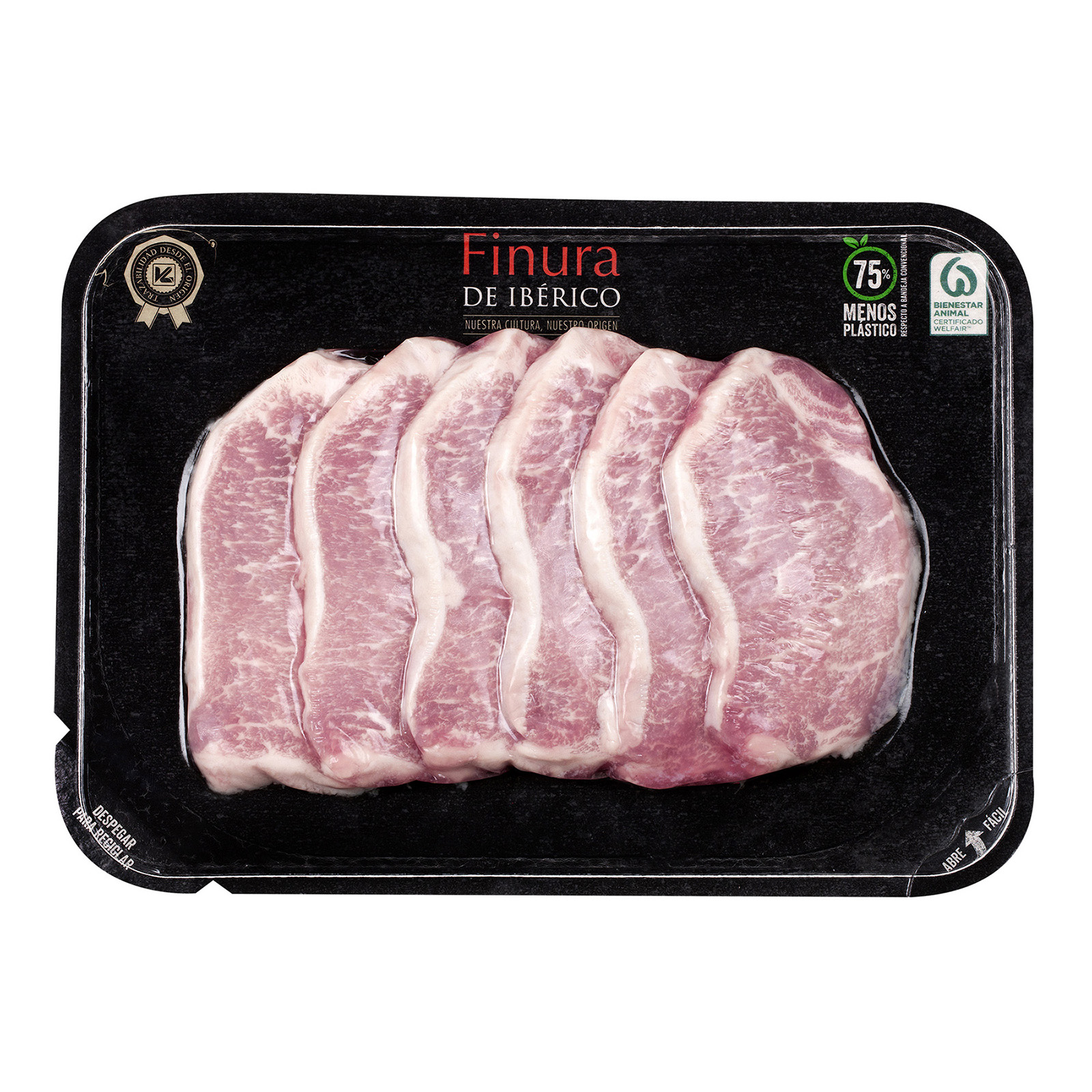 Lomo de cerdo ibérico fileteado Finura de Ibérico 350g aproximadamente
