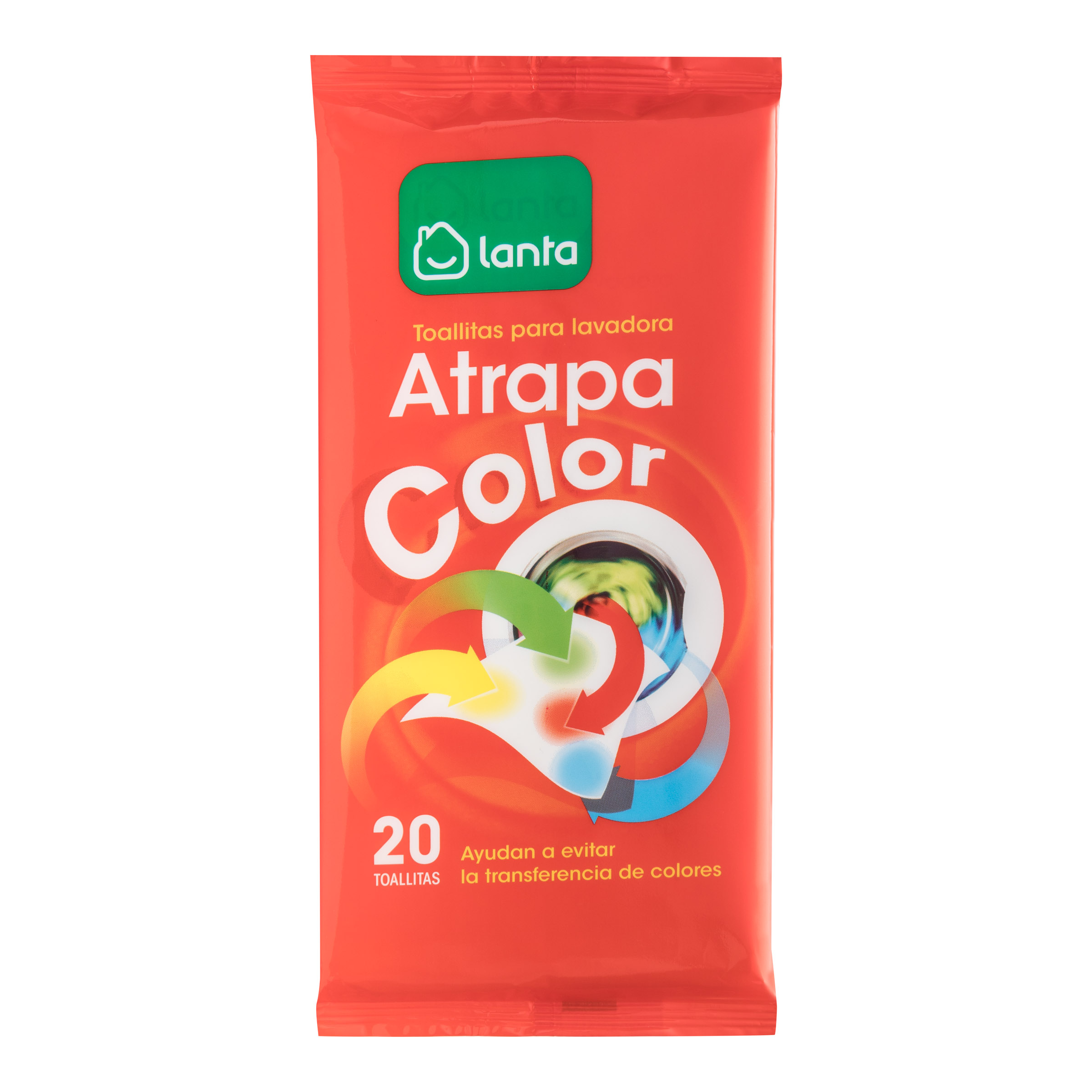 Toallitas atrapacolor Lanta 20 uds evita desteñidos accidentales
