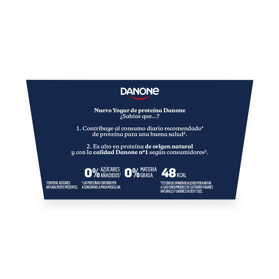 Yogur proteínas Danone pack 4 fresa
