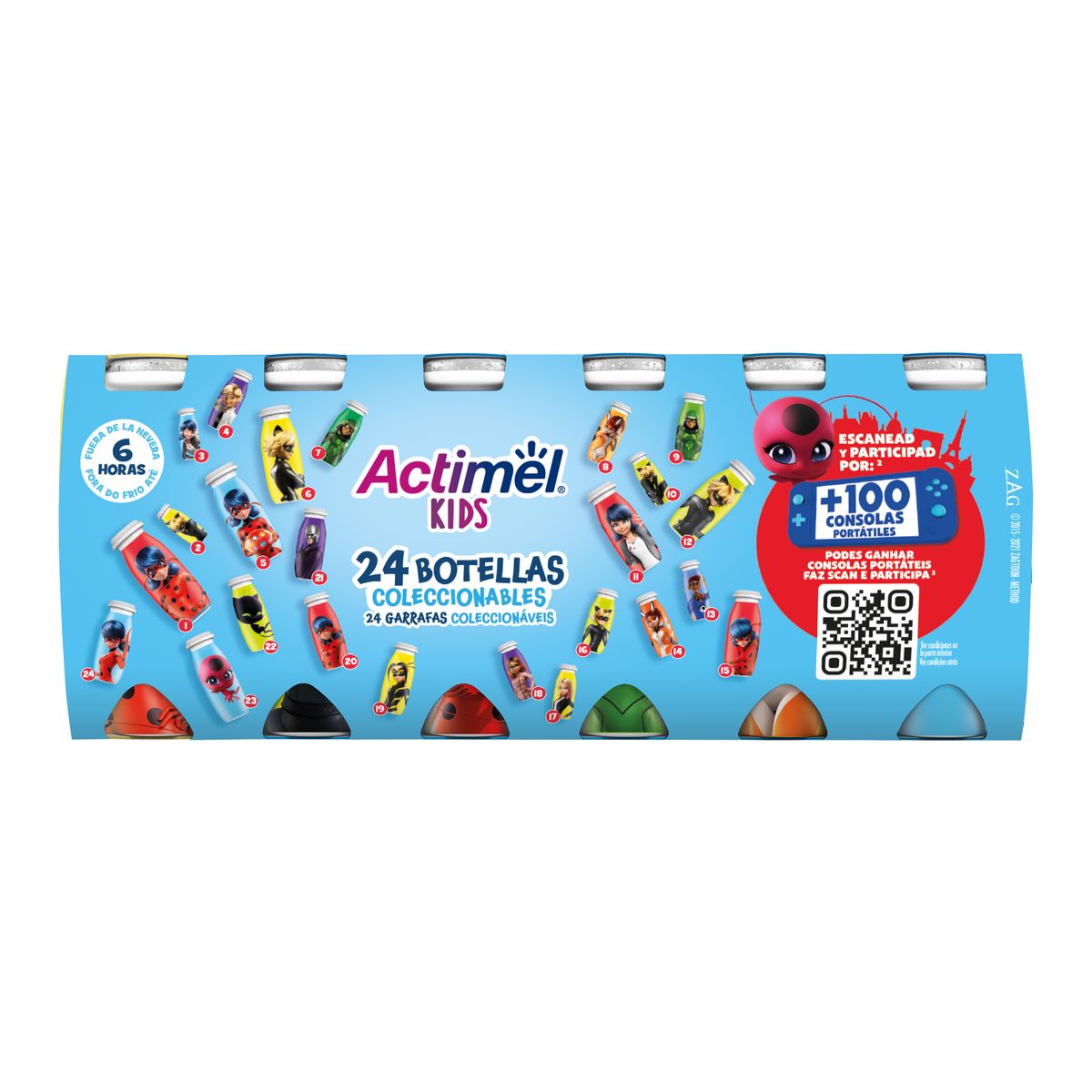 Actimel pack 12 sabor fresa