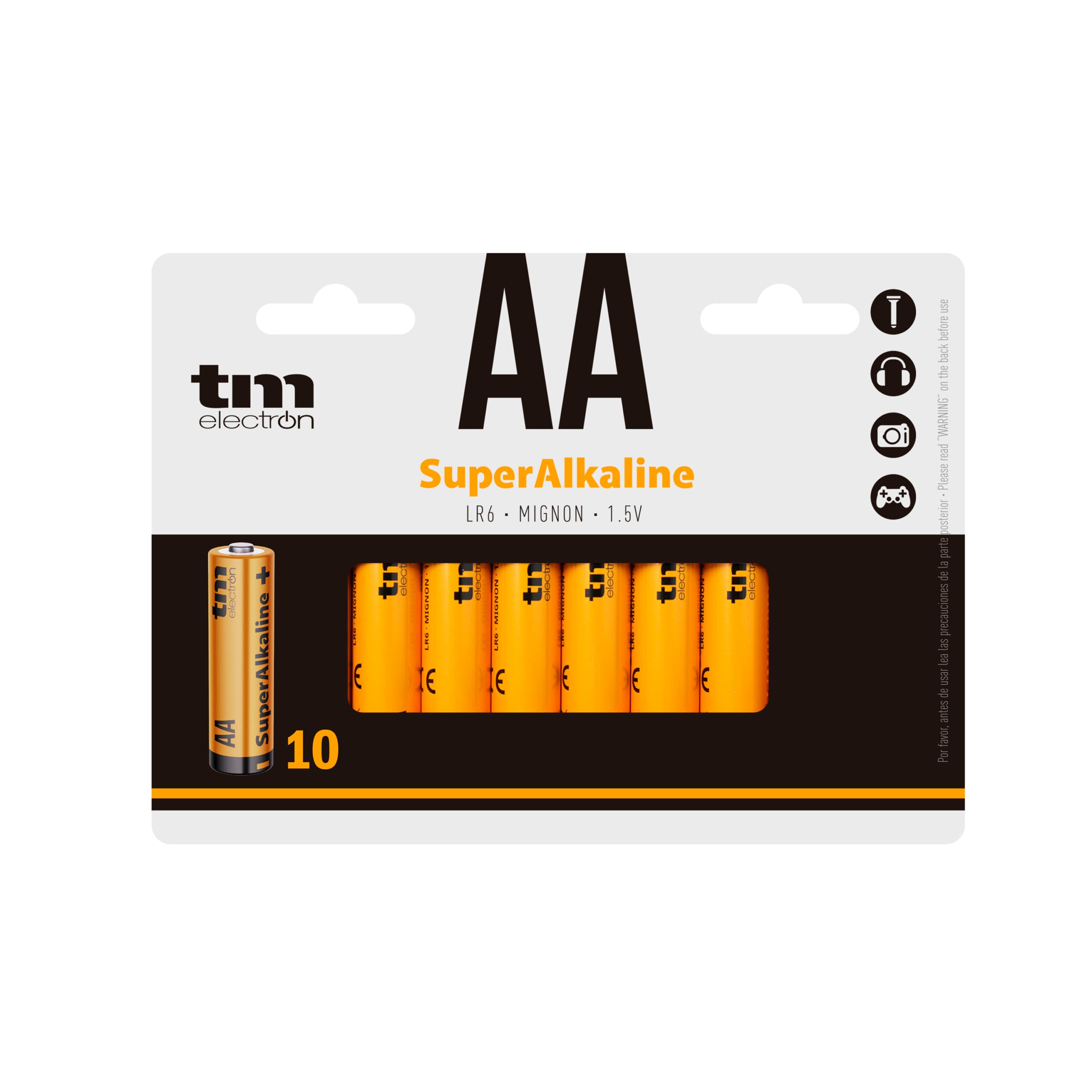 Pila Superalkaline Tm AA 1,5v 10 uds