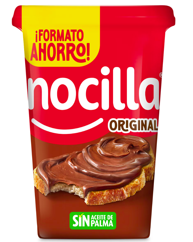 Crema de cacao original Nocilla 610g