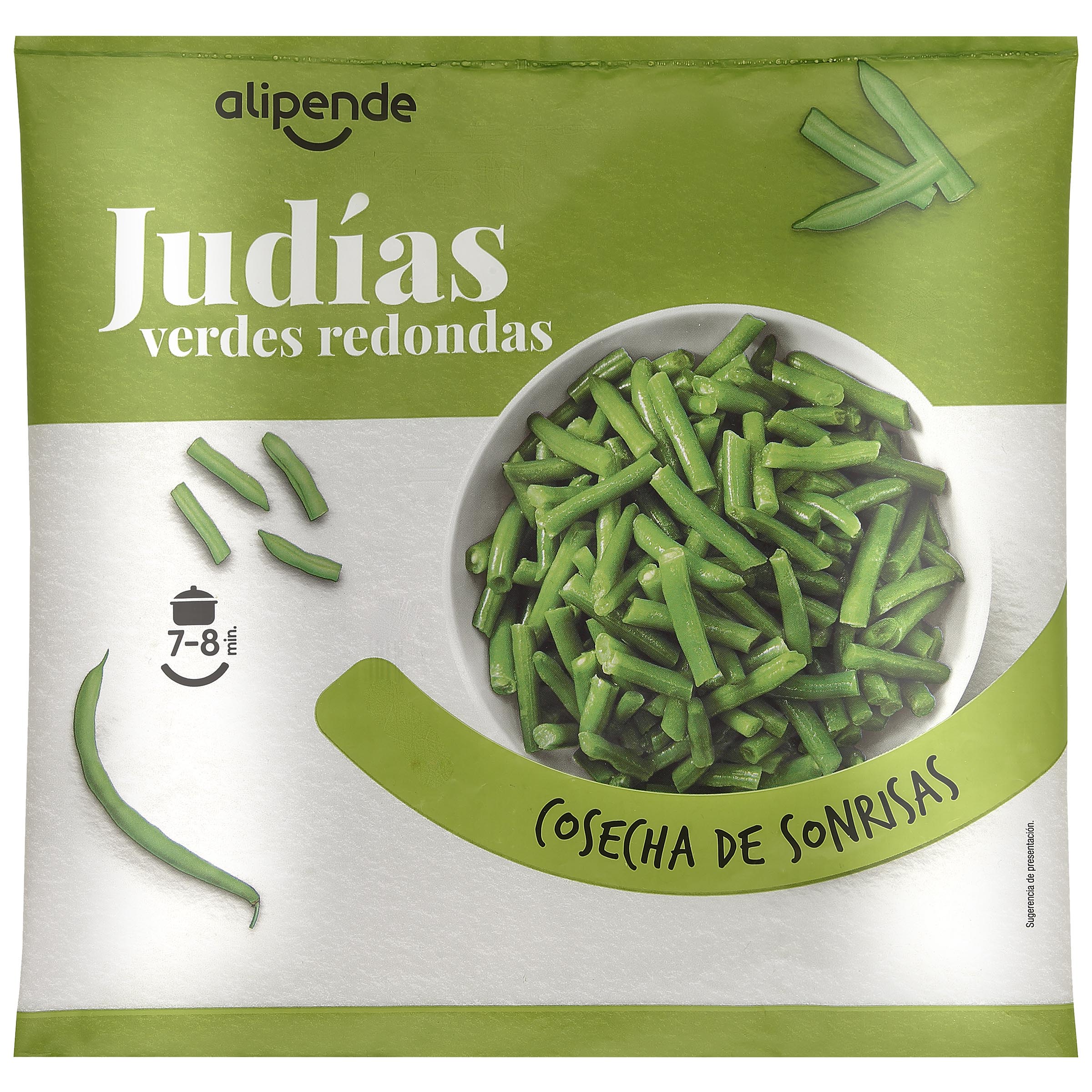 Judías verdes Alipende 1kg redondas