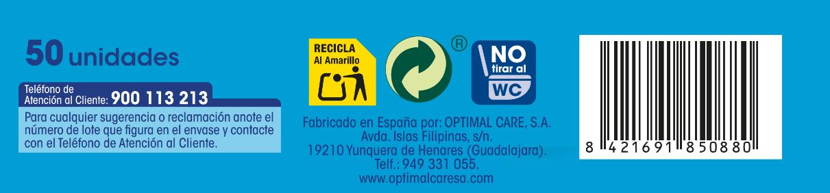 Toallitas limpia baños Lanta 50 unidades
