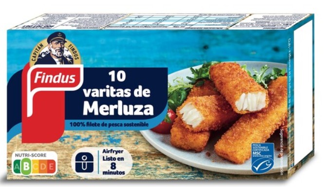 Varitas de merluza Findus