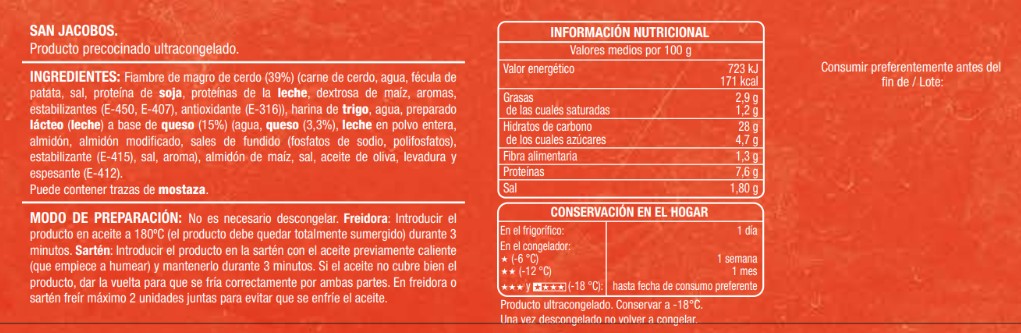 San jacobos Alipende 320g