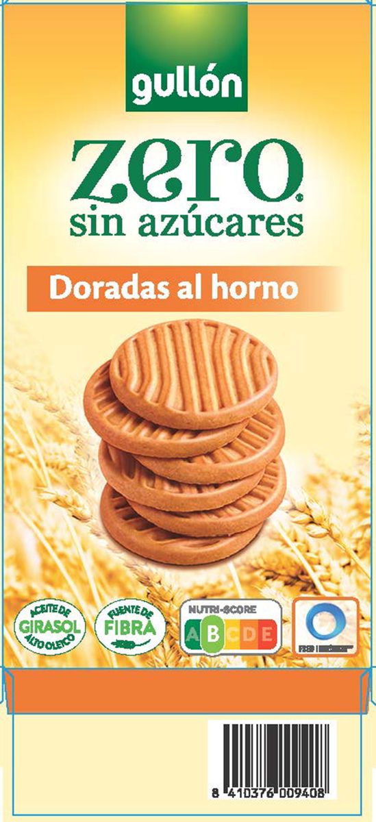 Galleta dorada al horno sin azúcar Gullón 330g