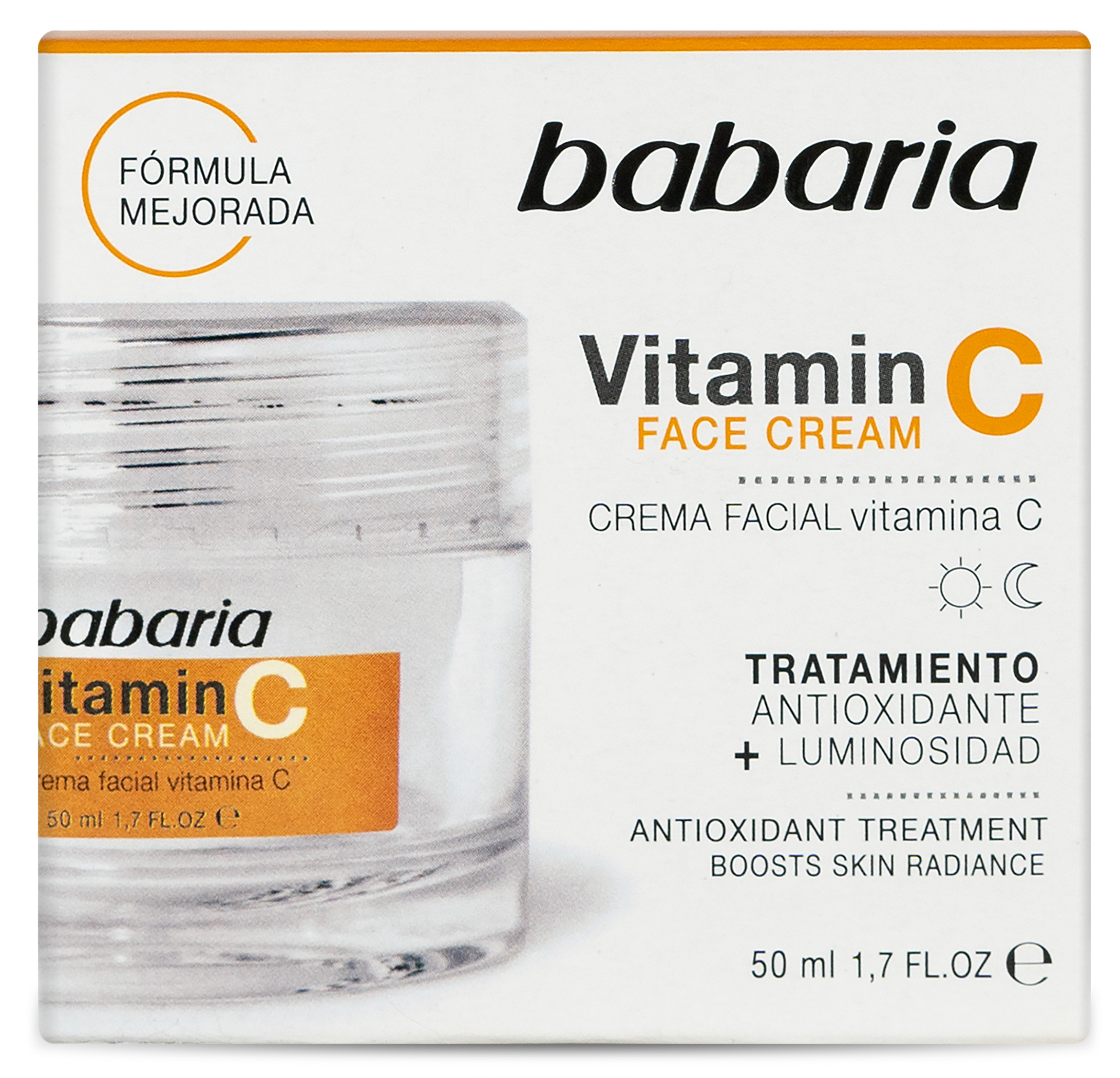 Crema facial Babaria 50 ml Vitamina C Antioxidante+Luminosidad