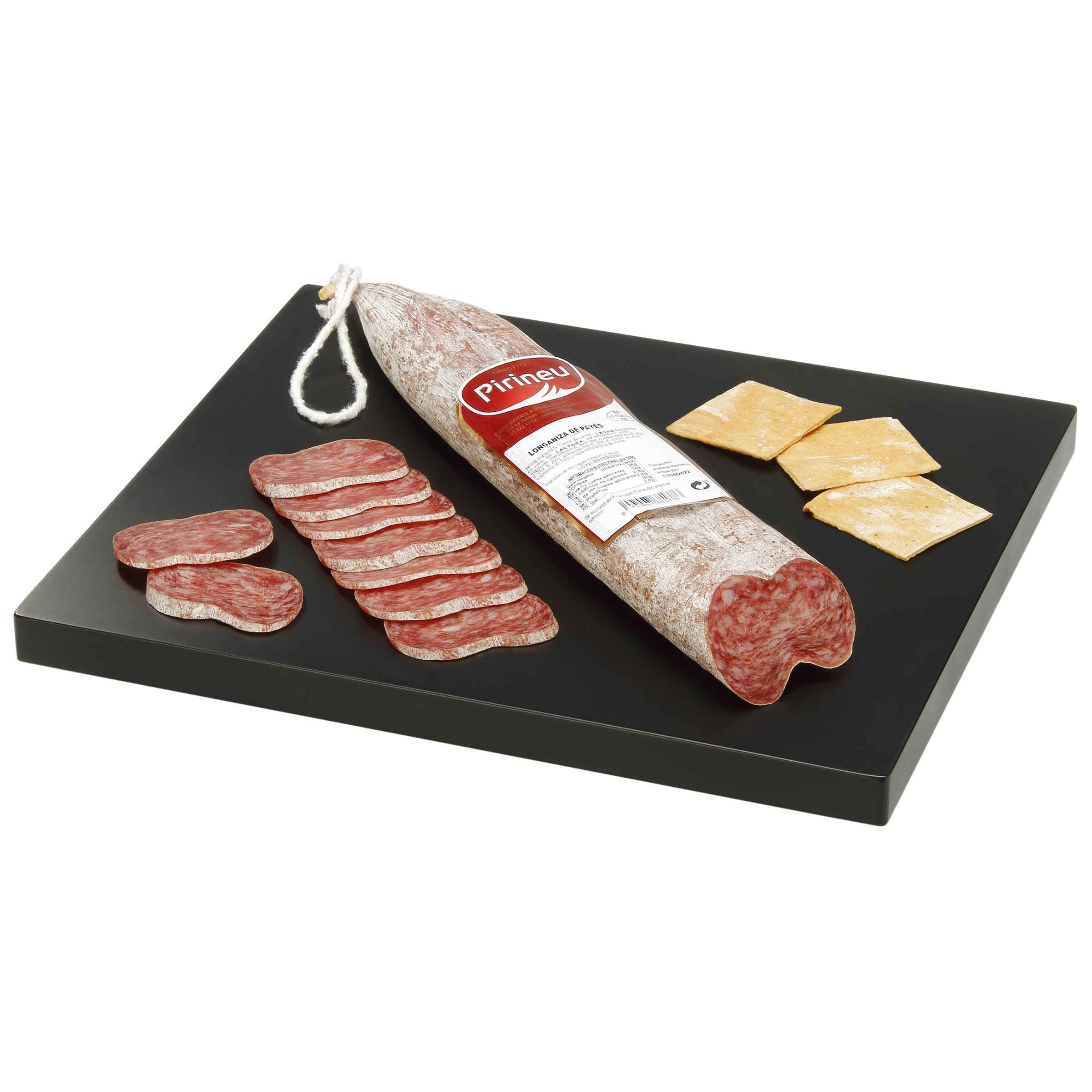 Longaniza de Payés Pirineu media o entera pieza 450g aprox