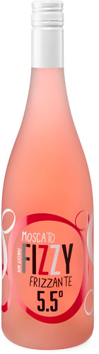 Vino rosado espumoso Fizzy moscato