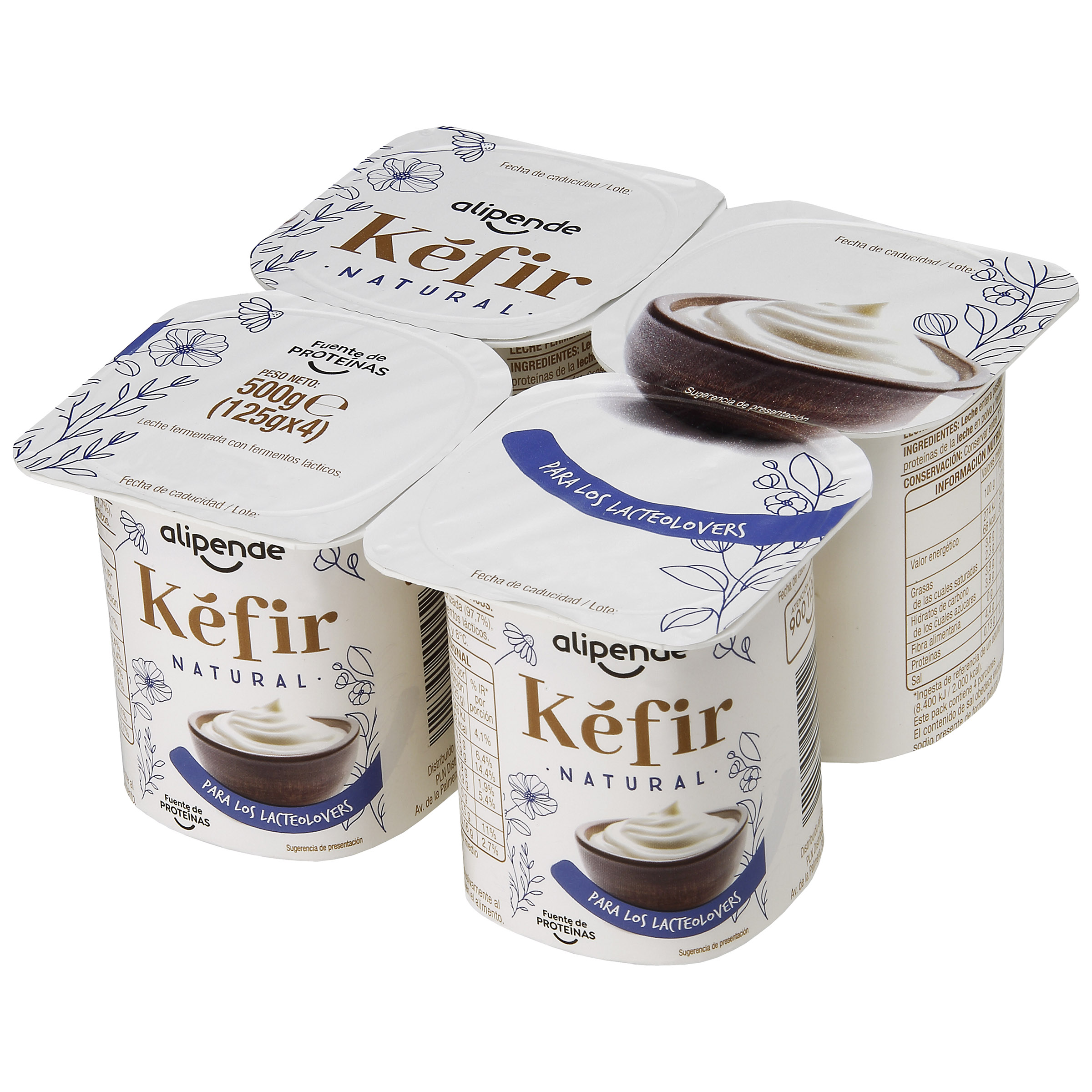 Kefir natural pack 4 Alipende