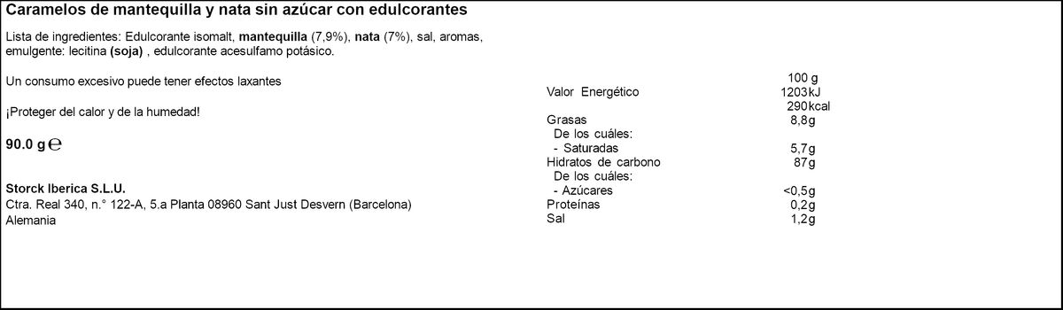 Caramelos Toffee Original Classic sin azúcar Werther&acute;s 90g