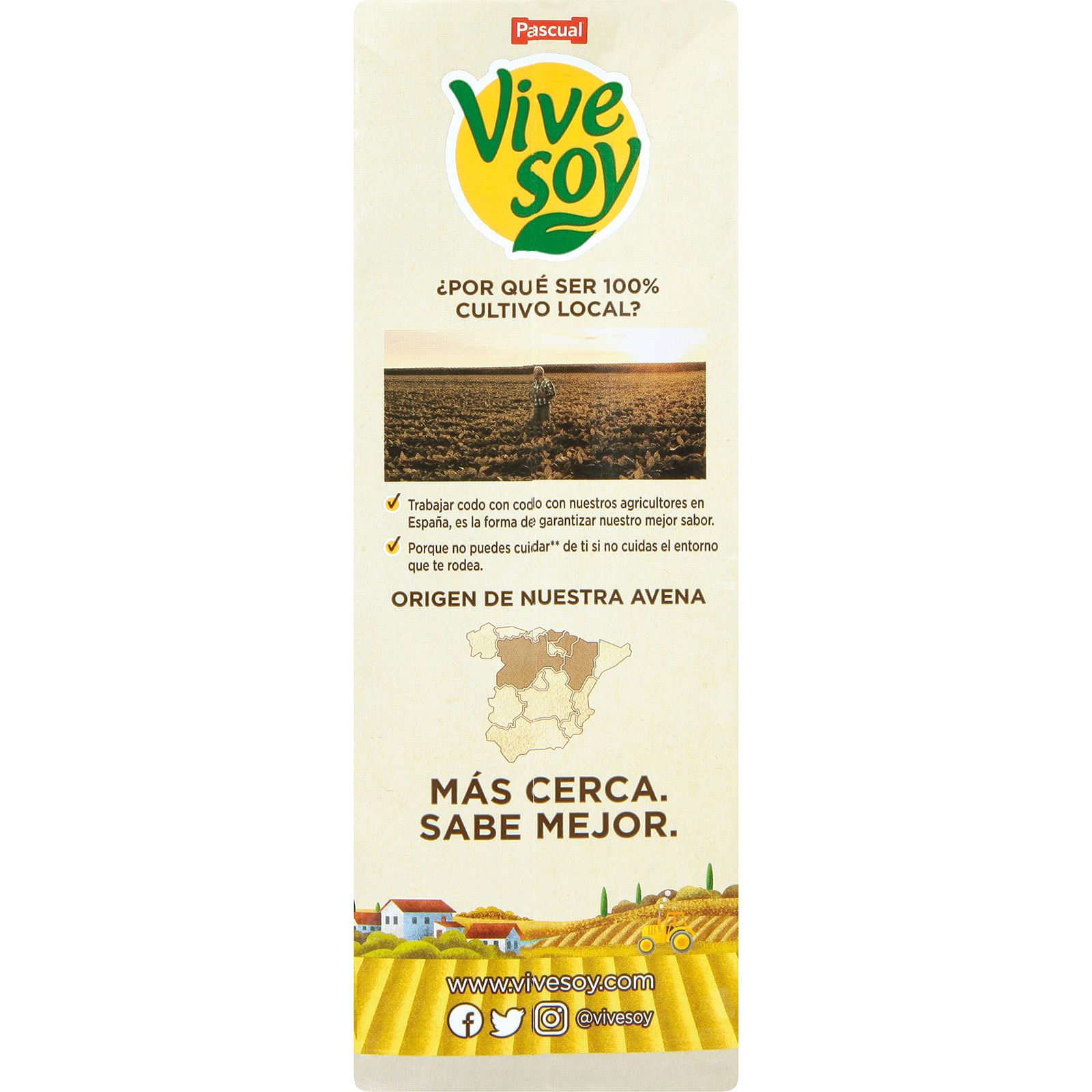 Bebida de avena Vivesoy 1l