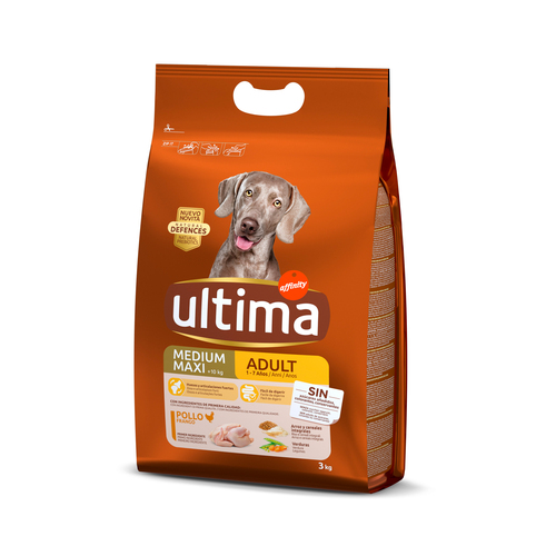 Pienso perro Ultima adulto pollo y arroz 3kg