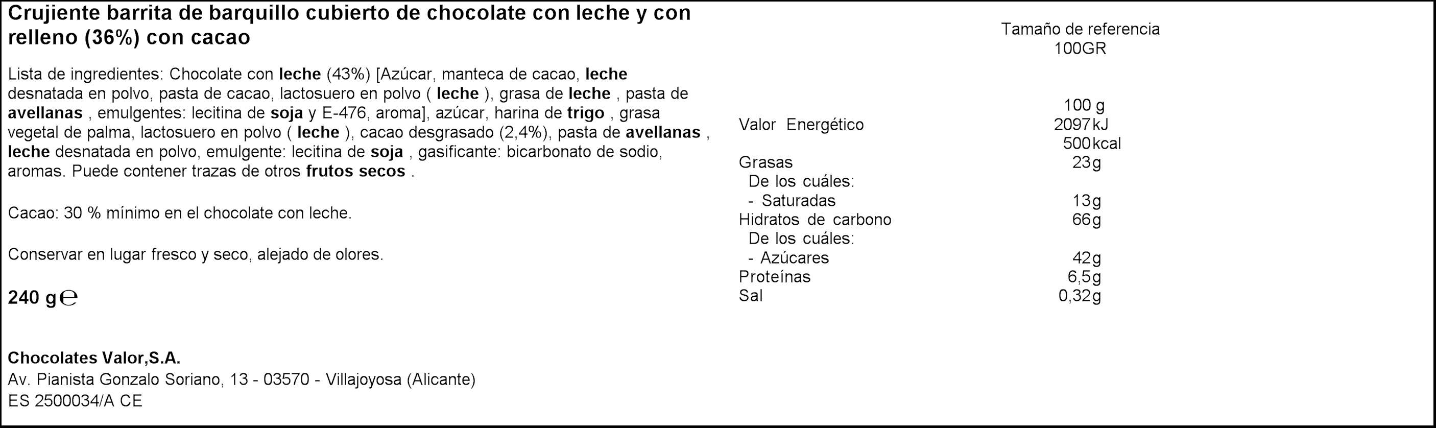 Chocolatina Huesitos pack 10