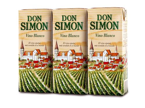 Vino blanco Don Simón brik pack 3 - Don Simon