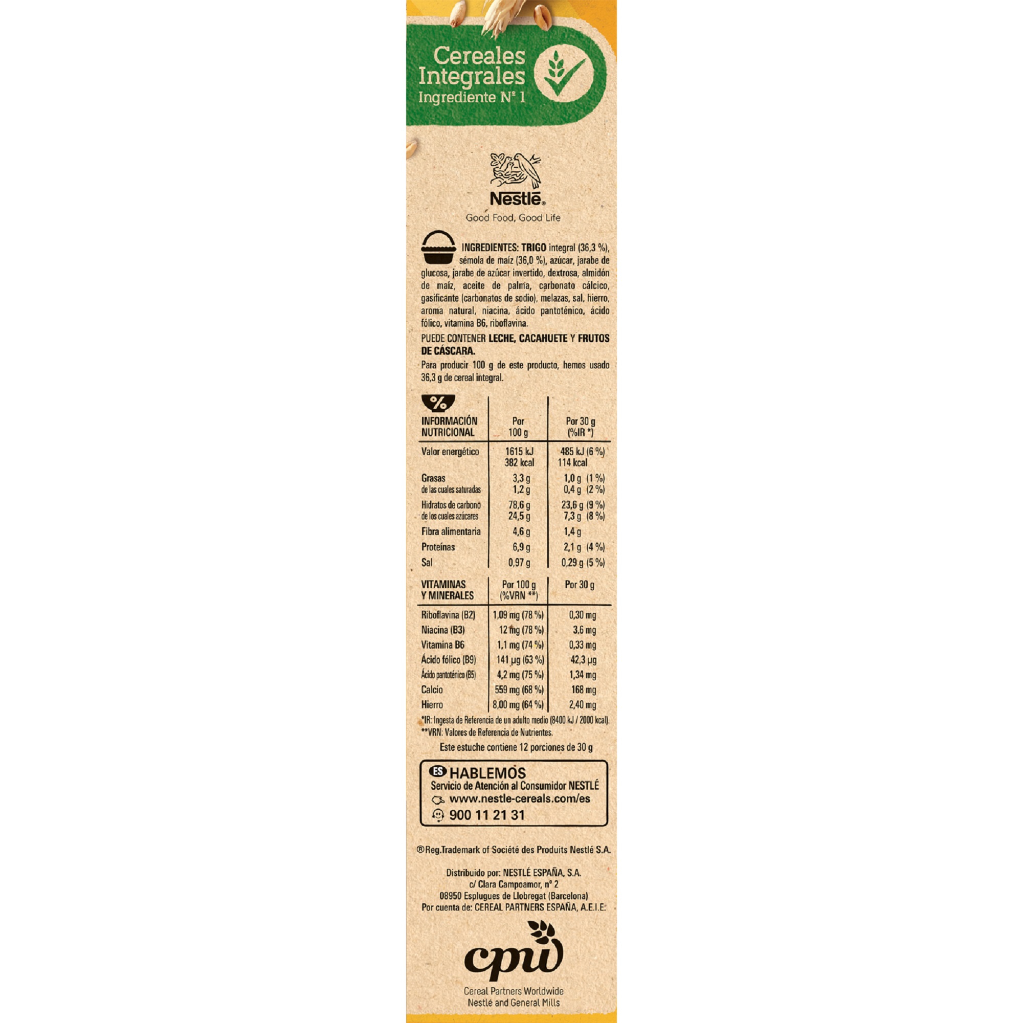 Cereales Golden Grahams Nestlé 375g