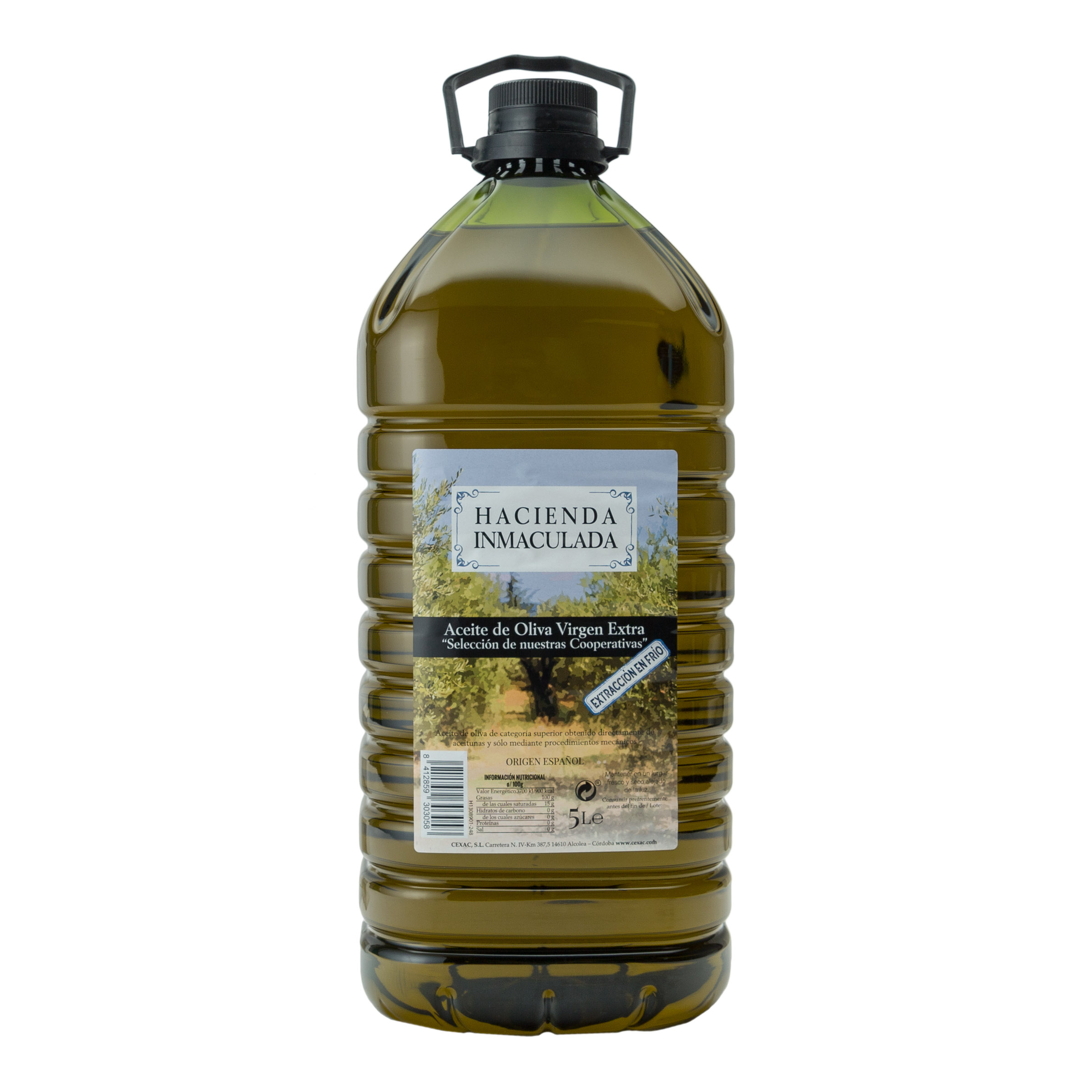 Aceite de oliva virgen extra Hacienda Inmaculada 5l