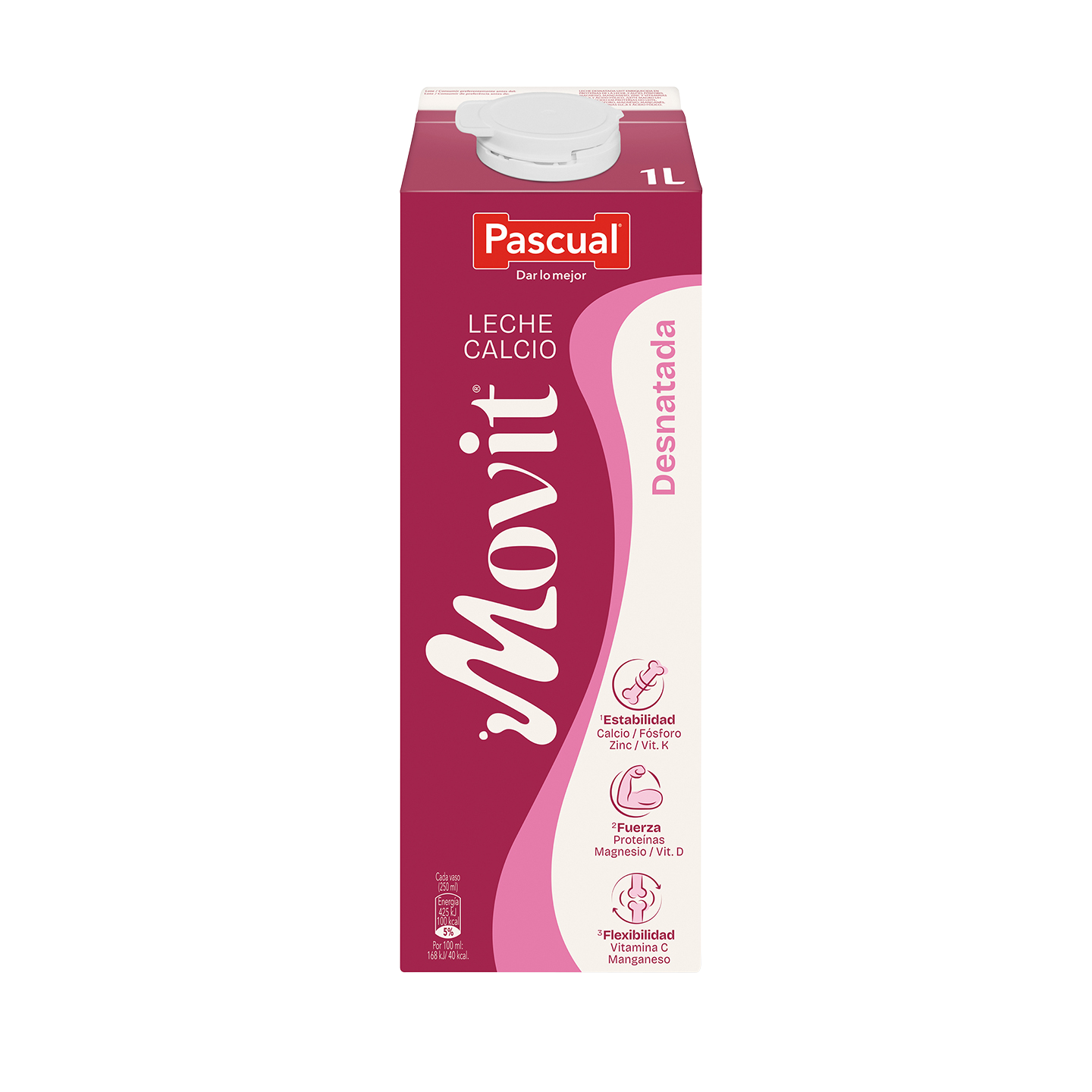 Leche Pascual calcio Movit 1l desnatada