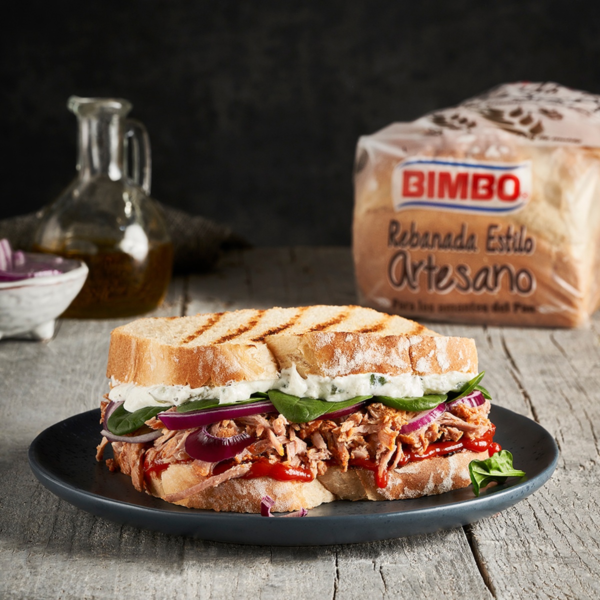 Pan de molde artesencia Bimbo 500g