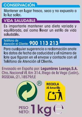 Lenteja Alipende 1kg castellana