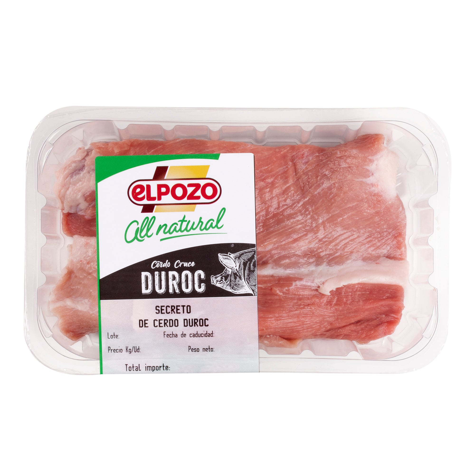 Secreto de cerdo duroc ElPozo 500g aproximadamente