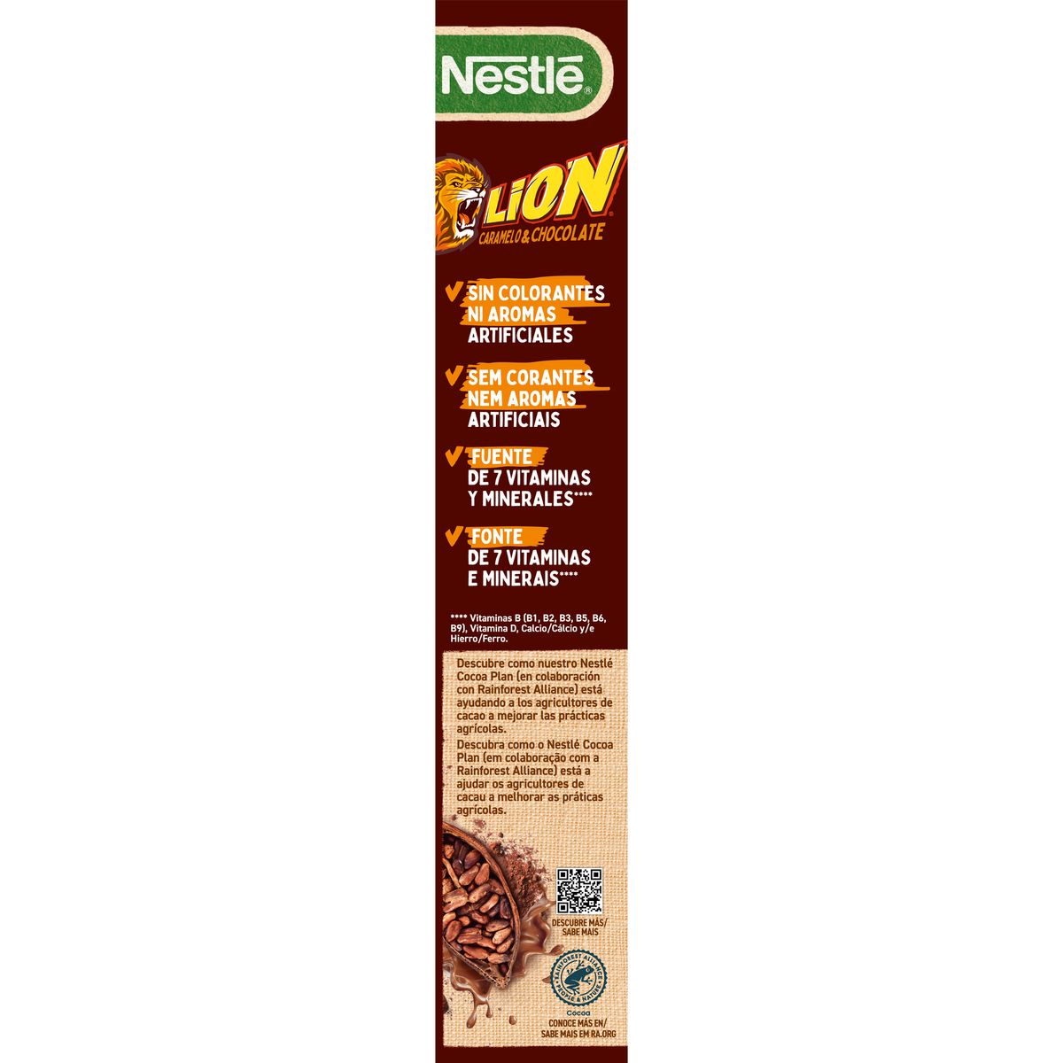 Cereales chocolate y caramelo Lion nestlé 400g