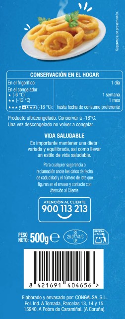 Anillas a la romana Alipende 500g