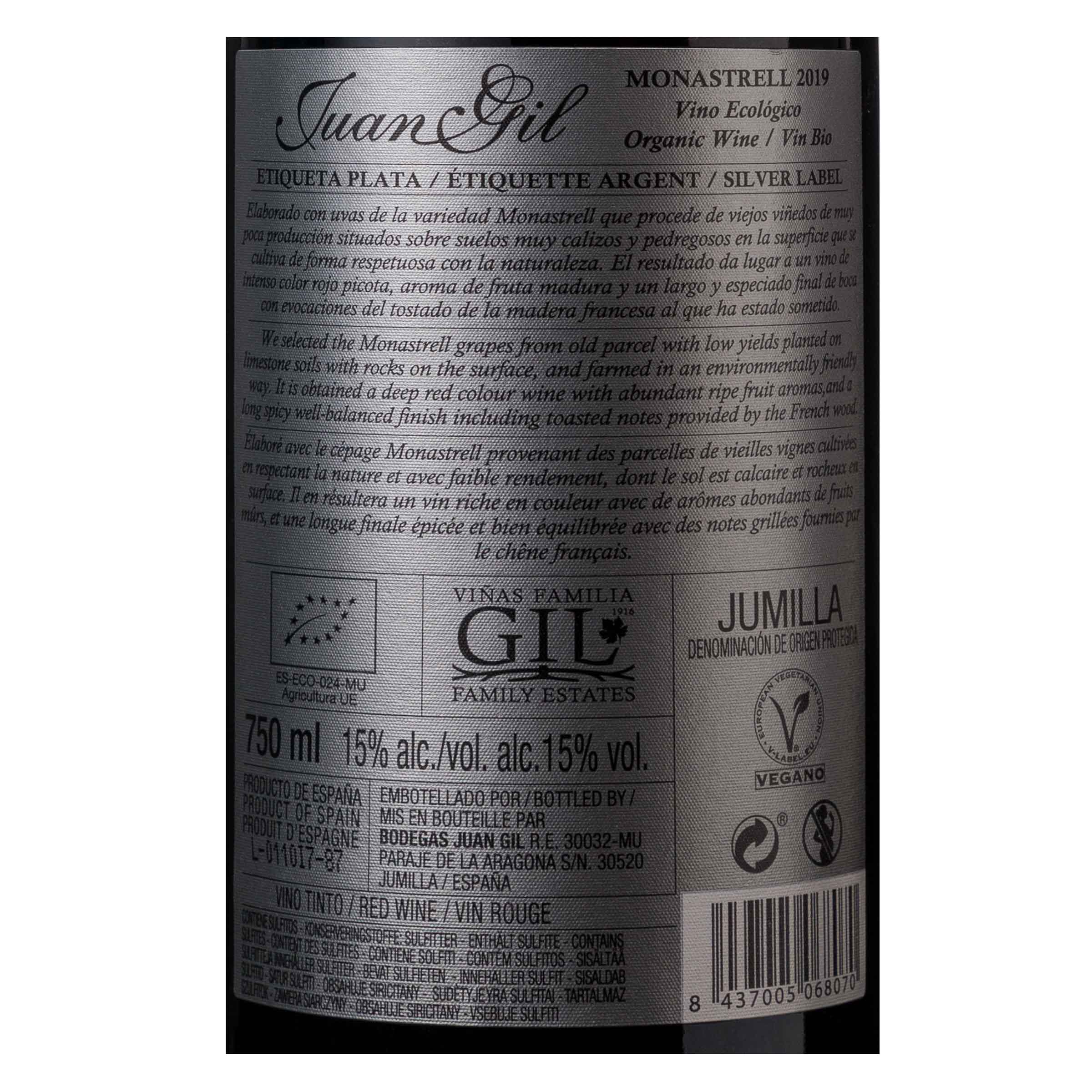 Vino tinto DO Jumilla Juan Gil