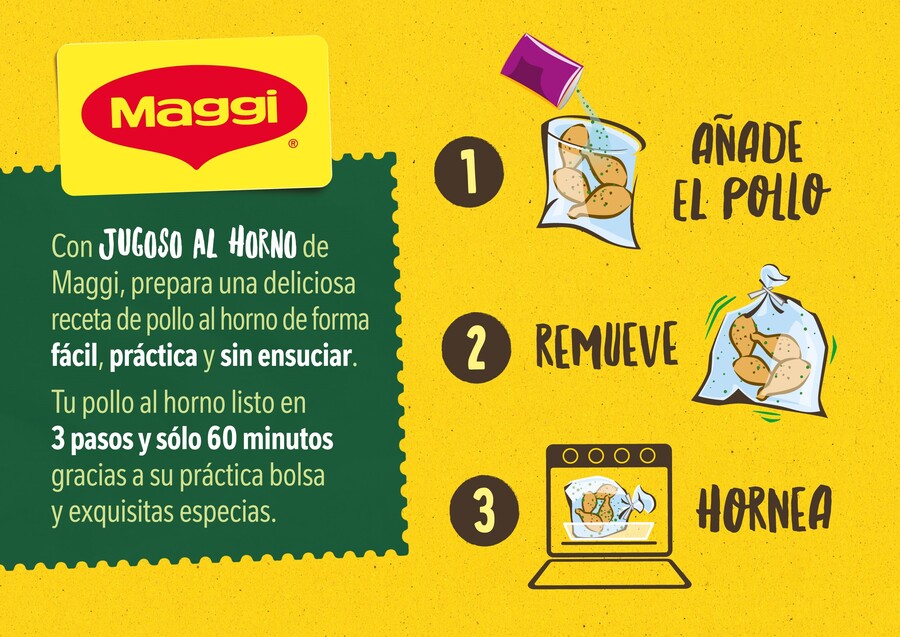 Sazonador de hierbas provenzales jugoso al horno de Maggi 34g
