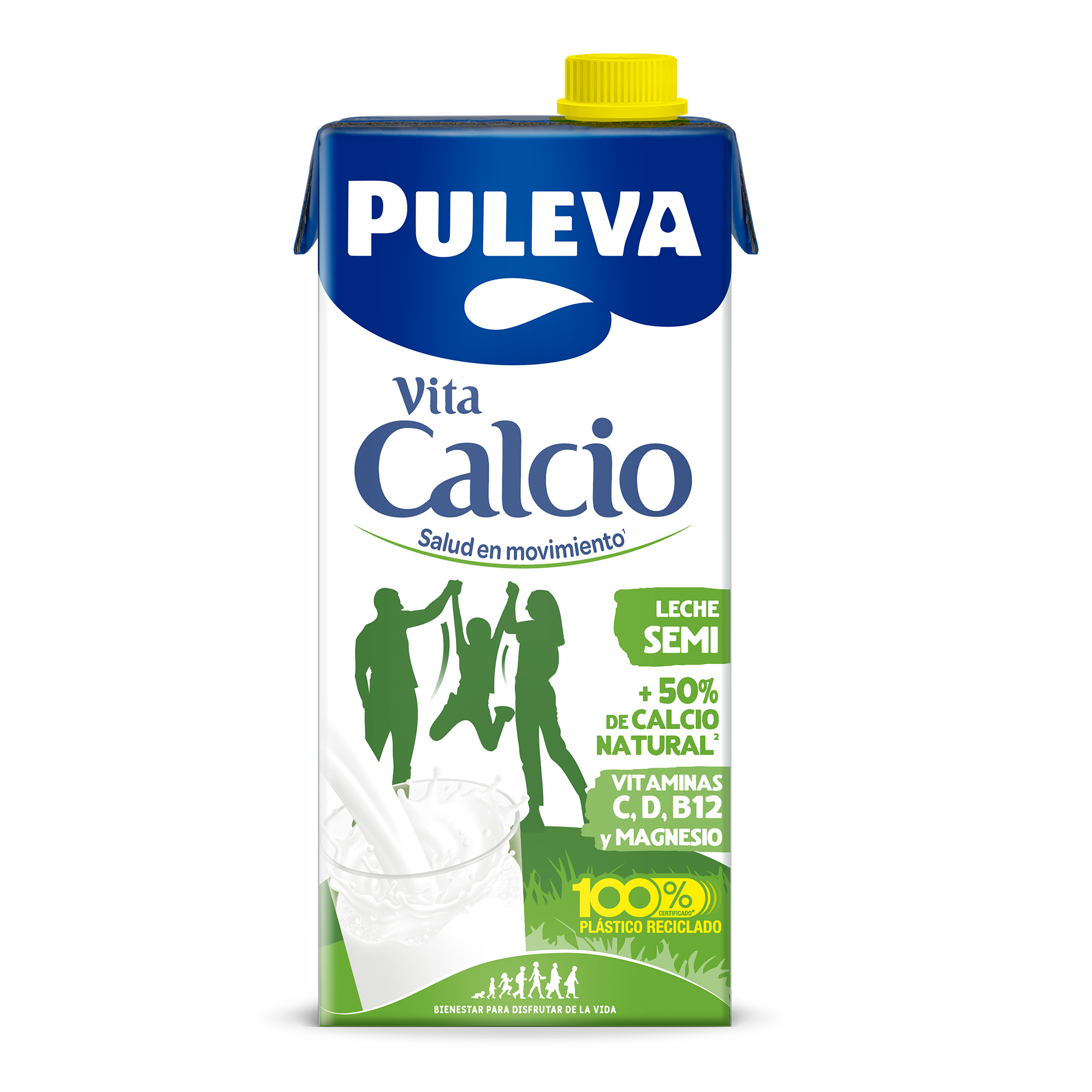 Leche Puleva calcio 1l semidesnatada