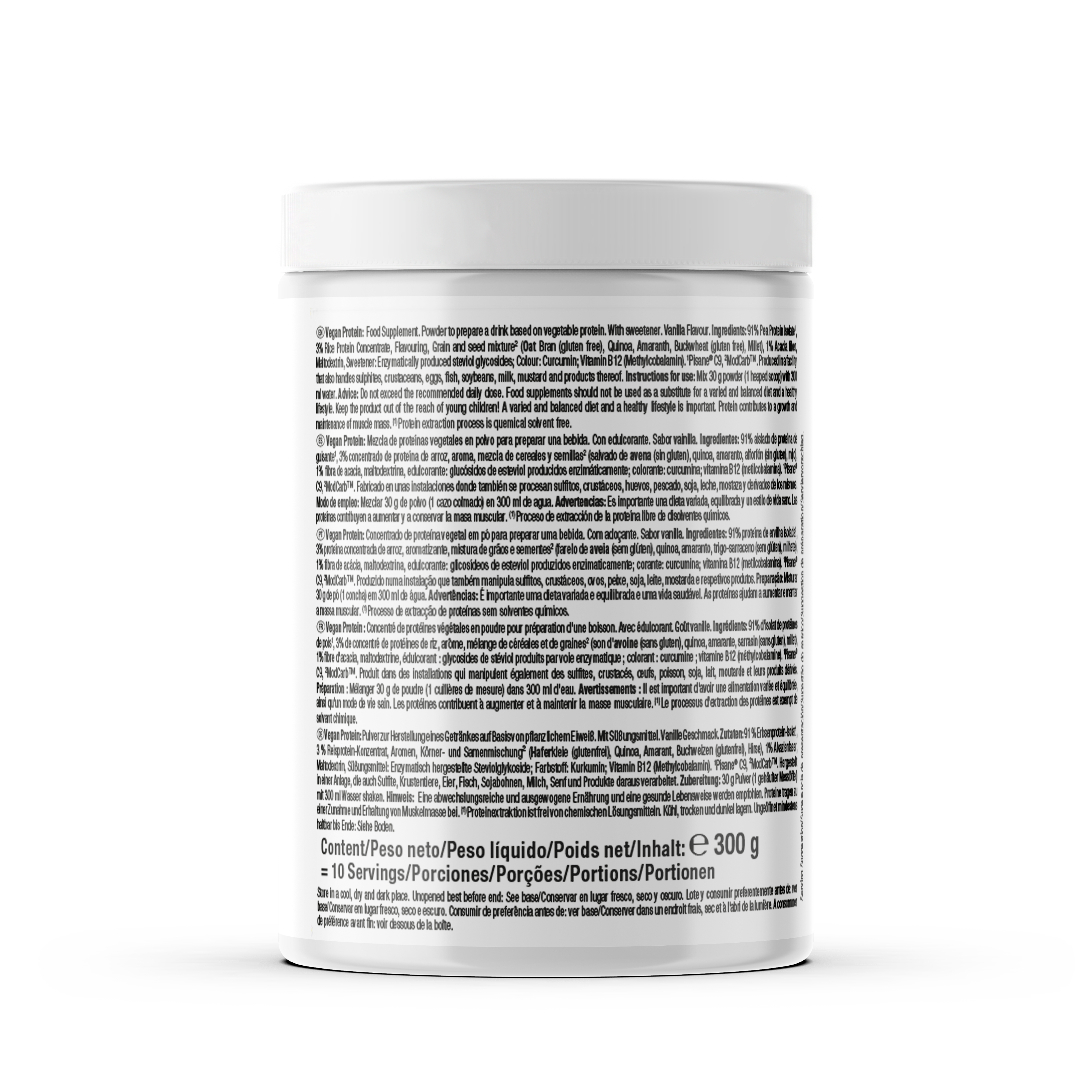 Proteína vegana de vainilla Weider 300g